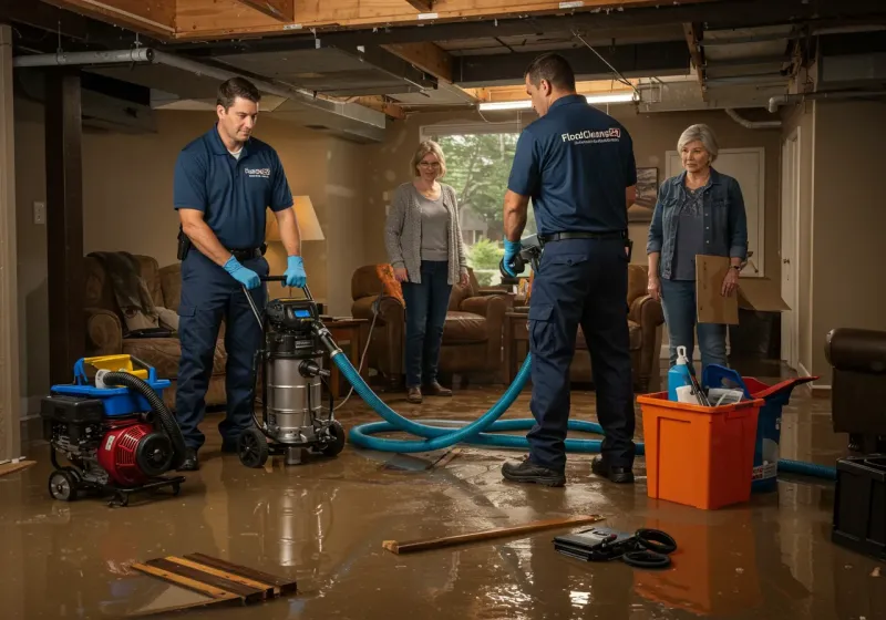 Basement Water Extraction and Removal Techniques process in Clay County, IN